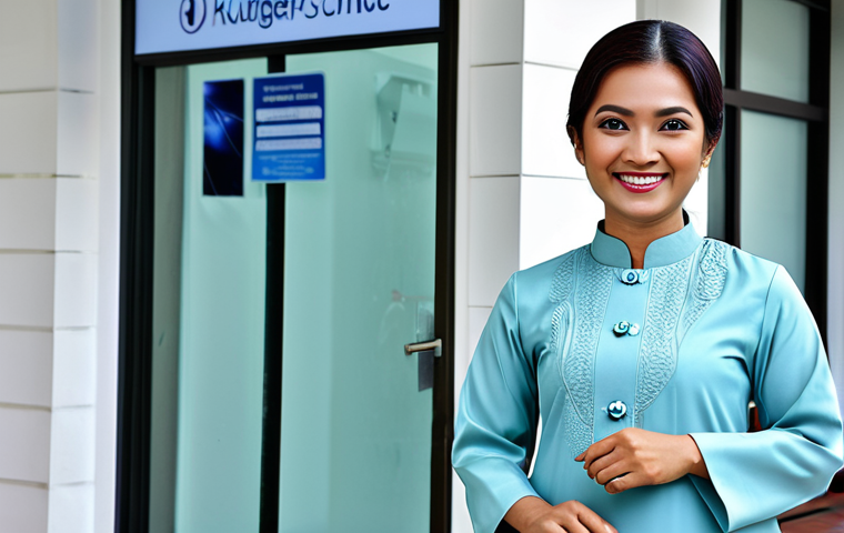 **

"A Malaysian woman, fully clothed in a modest baju kurung, smiling confidently in front of a modern eye clinic in Kuala Lumpur, appropriate content, safe for work, perfect anatomy, professional lighting, showcasing advancements in eye care, family-friendly."

**
